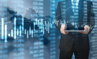 elden gelen stok mali grafik sembolleri ile el