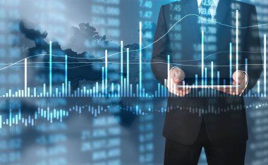 elden gelen stok mali grafik sembolleri ile el