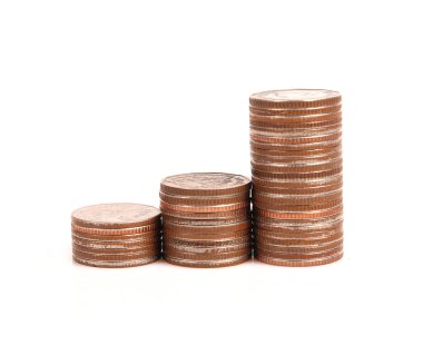 Yatırım konsepti ve sikkeler borsa grafiği