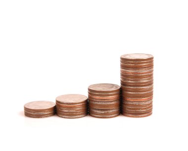 Yatırım konsepti ve sikkeler borsa grafiği