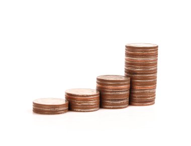 Yatırım konsepti ve sikkeler borsa grafiği