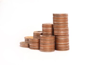 Yatırım konsepti ve sikkeler borsa grafiği