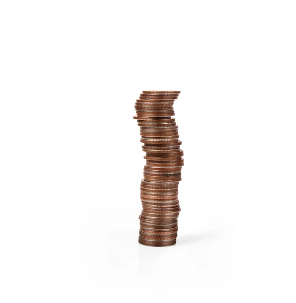 Money growing from coins — Stock Photo, Image