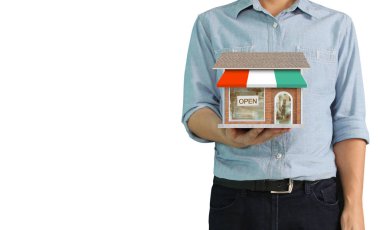 Ev ev ipotek konsepti 