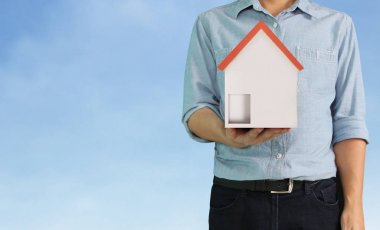 Ev ev ipotek konsepti 