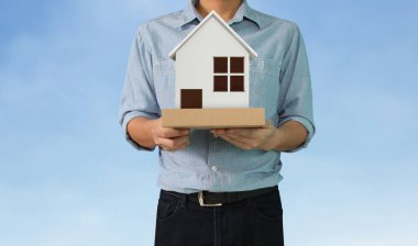 Ev ev ipotek konsepti 