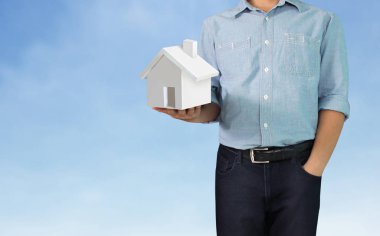 Ev ev ipotek konsepti 