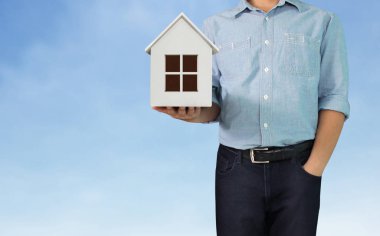 Ev ev ipotek konsepti 