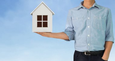 Ev ev ipotek konsepti 