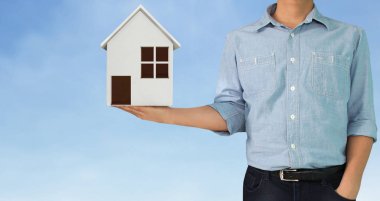 Ev ev ipotek konsepti 