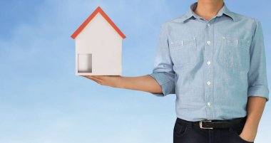 Ev ev ipotek konsepti 