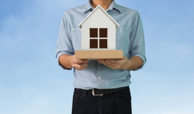 Ev ev ipotek konsepti 