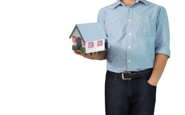 Ev ev ipotek konsepti 