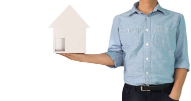 Ev ev ipotek konsepti 