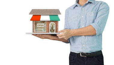 Ev ev ipotek konsepti 