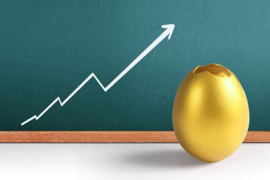 İzole edilmiş bir Paskalya yumurtası
