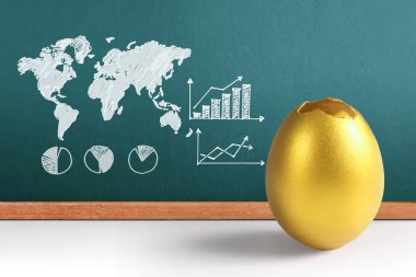 İzole edilmiş bir Paskalya yumurtası