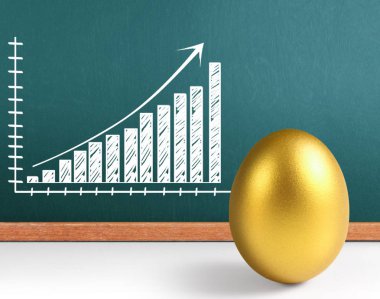 İzole edilmiş bir Paskalya yumurtası