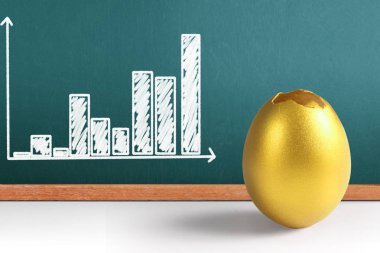 İzole edilmiş bir Paskalya yumurtası