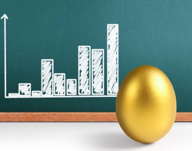 İzole edilmiş bir Paskalya yumurtası