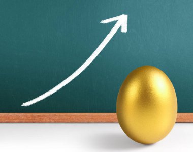 İzole edilmiş bir Paskalya yumurtası