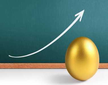 İzole edilmiş bir Paskalya yumurtası