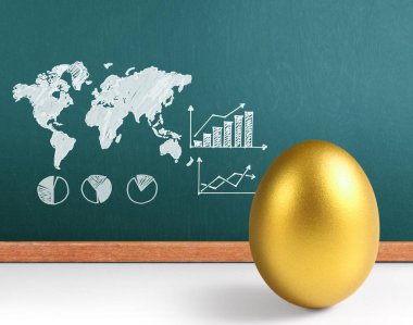 İzole edilmiş bir Paskalya yumurtası