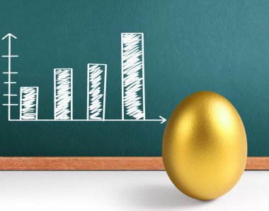 İzole edilmiş bir Paskalya yumurtası