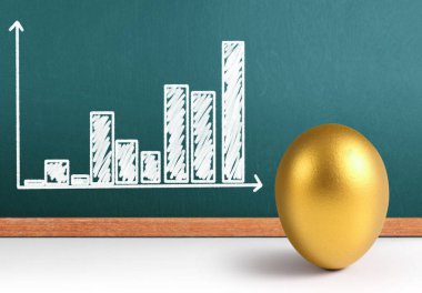 İzole edilmiş bir Paskalya yumurtası