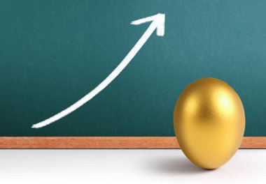 İzole edilmiş bir Paskalya yumurtası