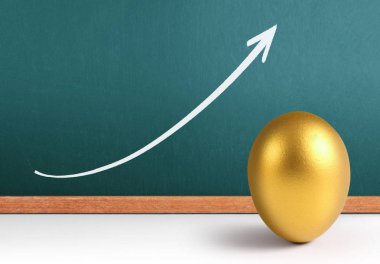 İzole edilmiş bir Paskalya yumurtası