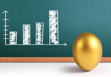 İzole edilmiş bir Paskalya yumurtası