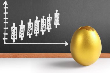 İzole edilmiş bir Paskalya yumurtası