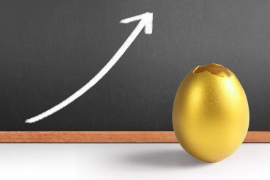 İzole edilmiş bir Paskalya yumurtası