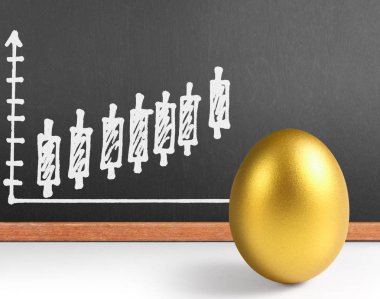 İzole edilmiş bir Paskalya yumurtası