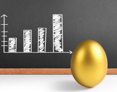 İzole edilmiş bir Paskalya yumurtası