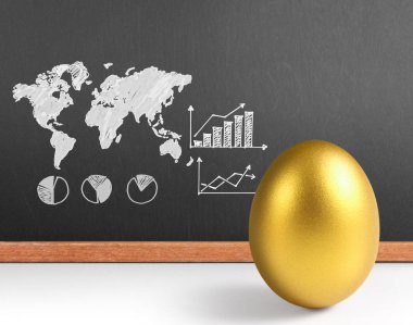 İzole edilmiş bir Paskalya yumurtası