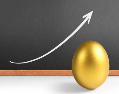 İzole edilmiş bir Paskalya yumurtası