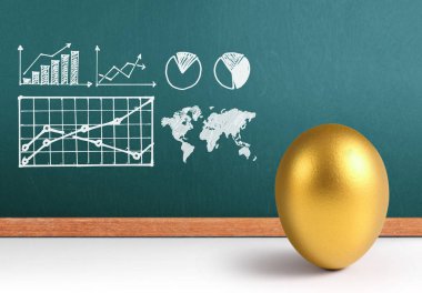 İzole edilmiş bir Paskalya yumurtası