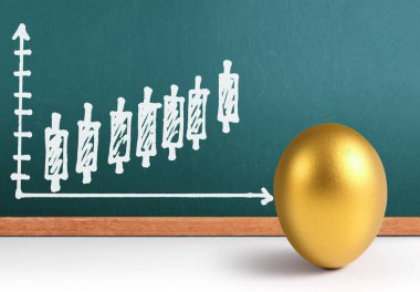 İzole edilmiş bir Paskalya yumurtası