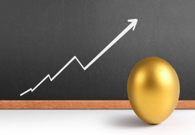 İzole edilmiş bir Paskalya yumurtası