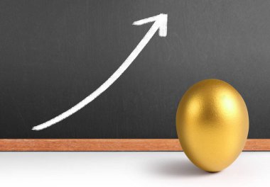 İzole edilmiş bir Paskalya yumurtası