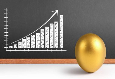 İzole edilmiş bir Paskalya yumurtası