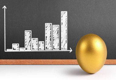 İzole edilmiş bir Paskalya yumurtası