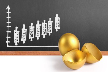 İzole edilmiş bir Paskalya yumurtası