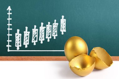 İzole edilmiş bir Paskalya yumurtası