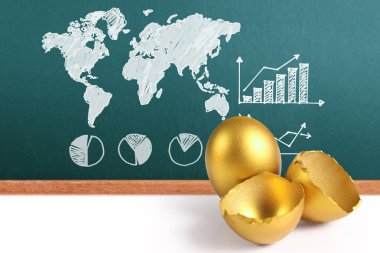 İzole edilmiş bir Paskalya yumurtası