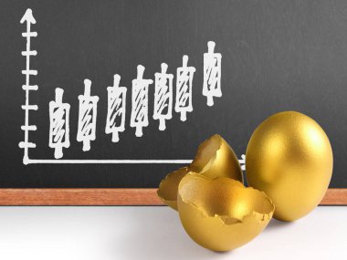 İzole edilmiş bir Paskalya yumurtası