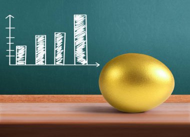 İzole edilmiş bir Paskalya yumurtası