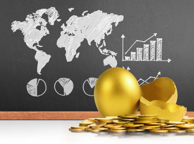 İzole edilmiş bir Paskalya yumurtası